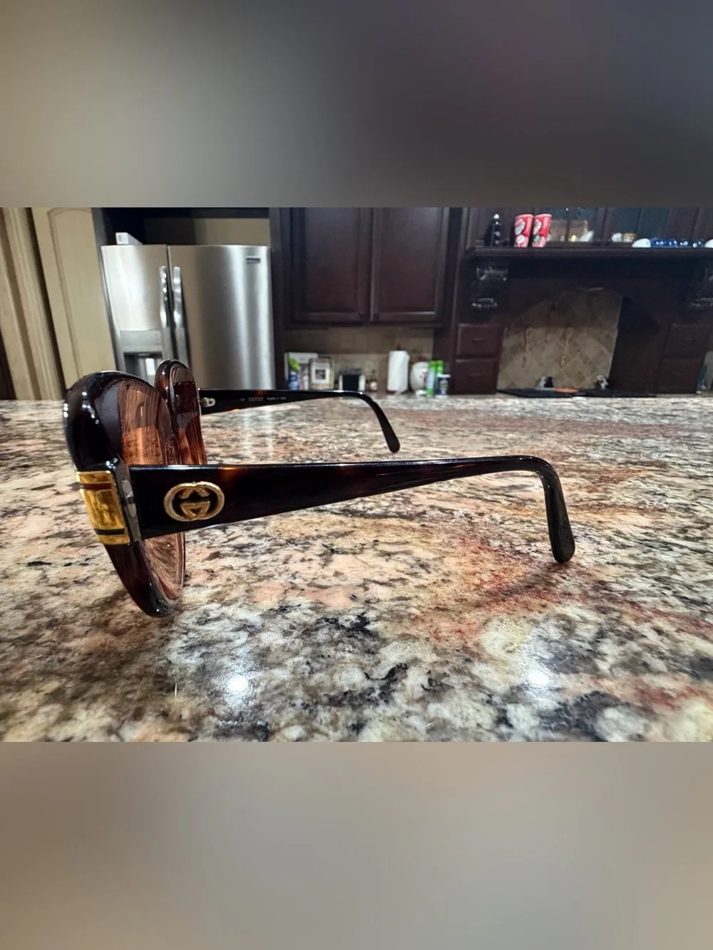 Gucci Women’s Oversized Tortoiseshell Prescription Sunglasses - Brown Lenses